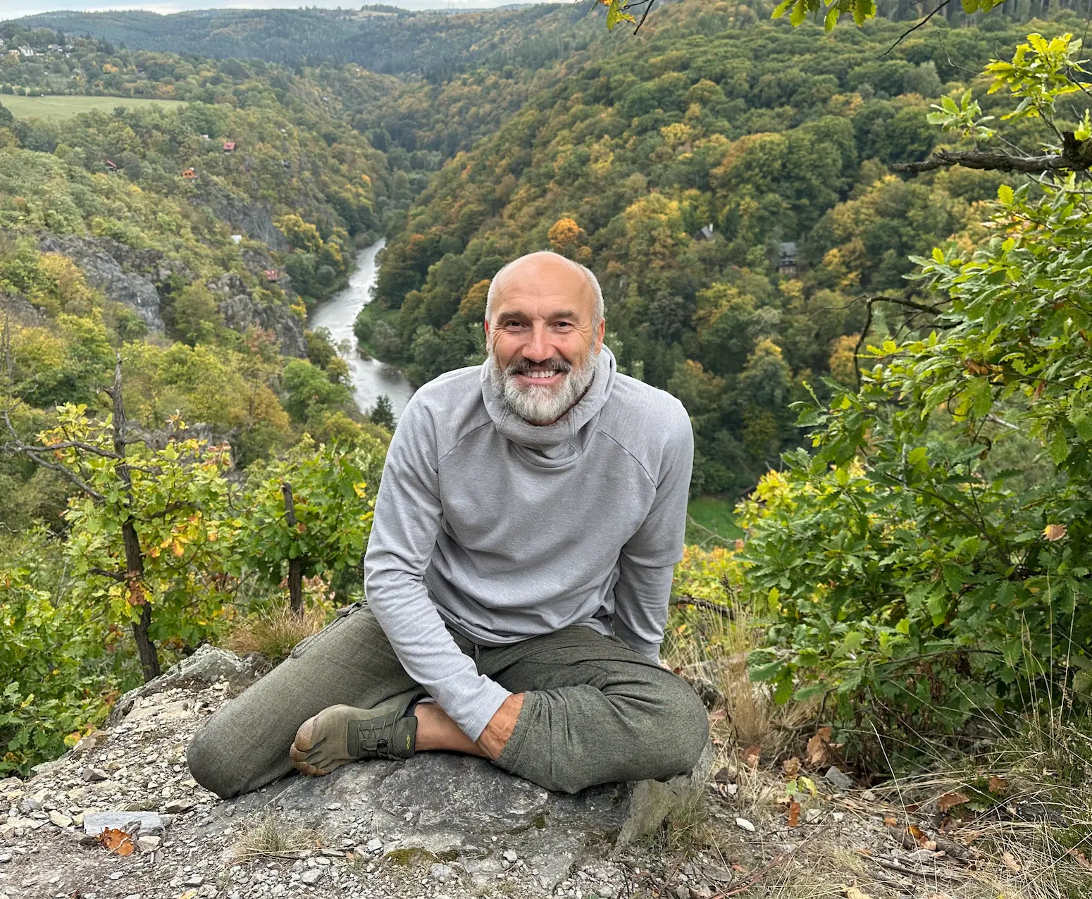 Portrét aromaterapeuta Václava Thora